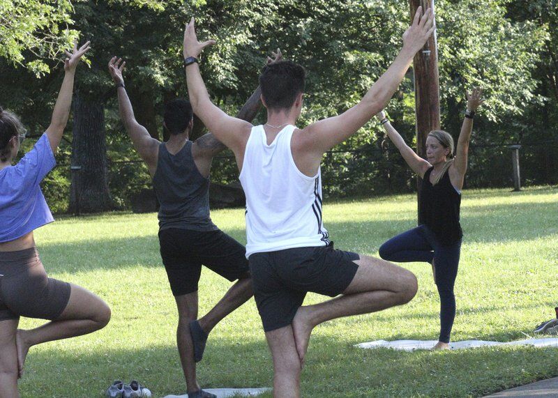 Yoga classes go outdoors at Cascade