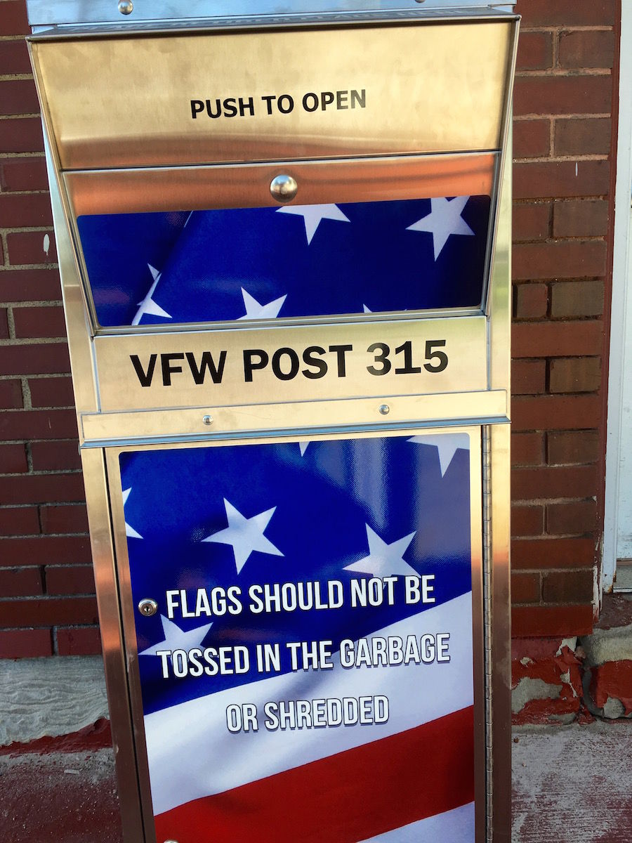 VFW Post 315 offers help in proper flag disposal News