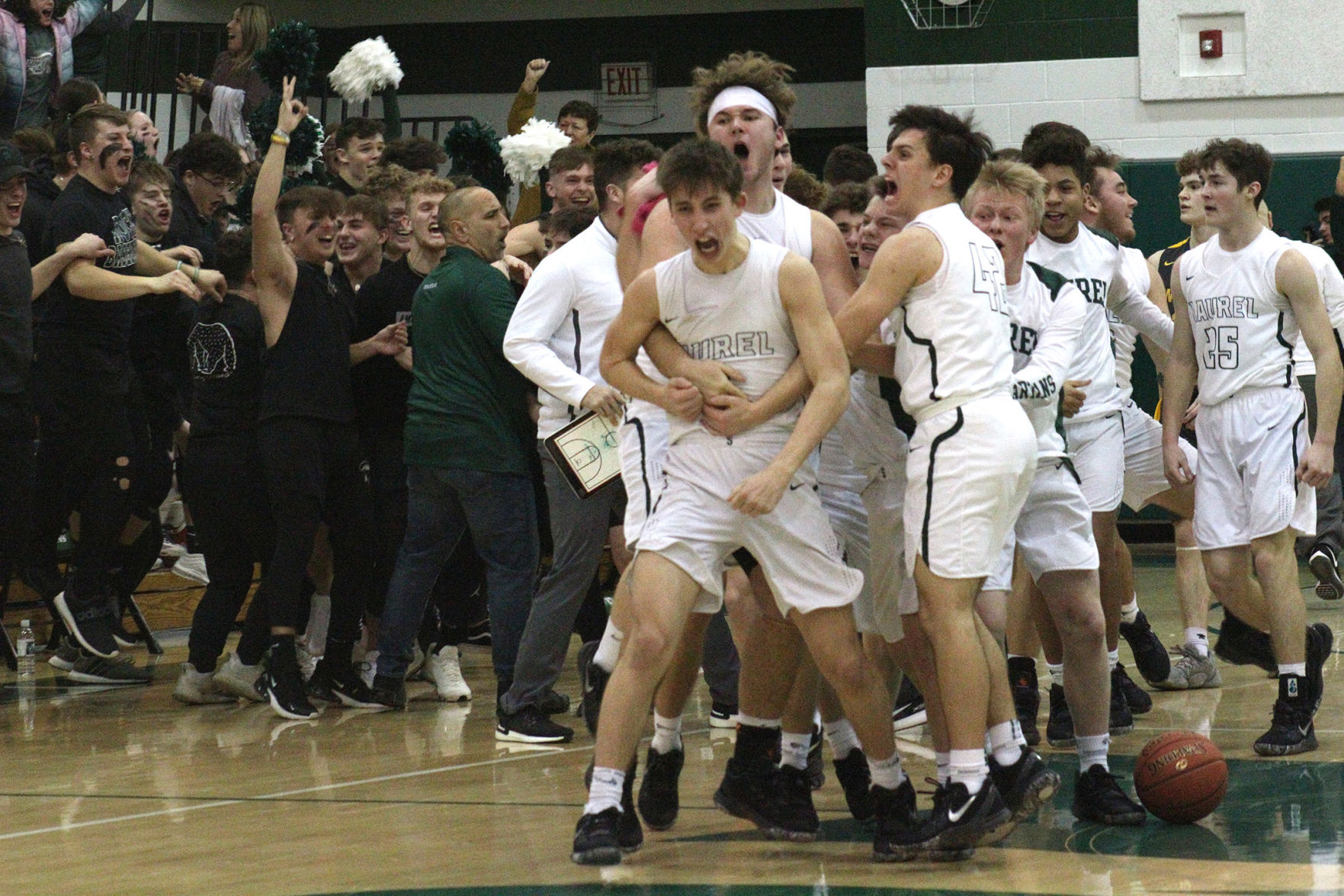 Barker s buzzer beater lifts Laurel over Wildcats Local Sports