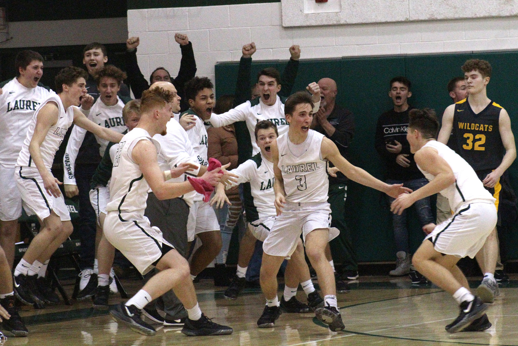 Barker s buzzer beater lifts Laurel over Wildcats Local Sports