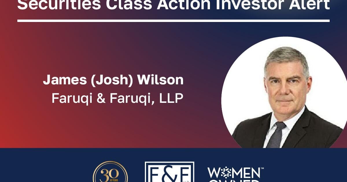 PNR DEADLINE ALERT: Faruqi & Faruqi, LLP Reminds Pentair (PNR) Investors of Securities Class Action Lawsuit Deadline on October 2, 2026