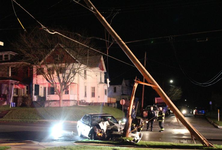 Vehicle snaps pole in Sunday night crash | Local News | ncnewsonline.com