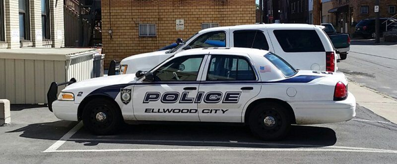 ELLWOOD CITY PENNSYLVANIA PA POLICE PATCH 