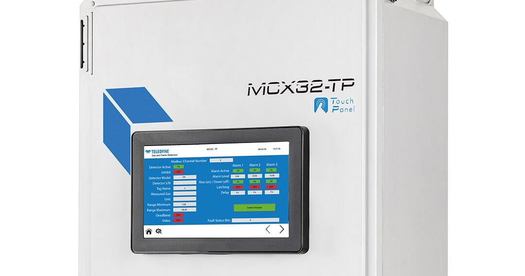 Teledyne Gas and Flame Detection Sets a New Design Standard in Scalable Controllers with the MCX32-TP