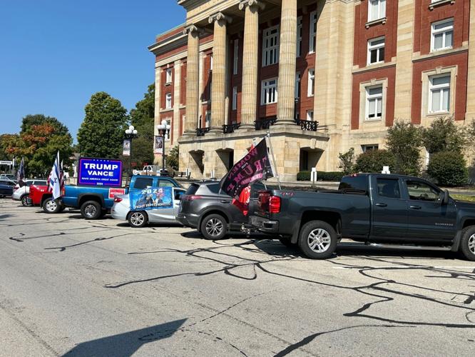 Former president’s supporters hit the road to show their support ahead ...