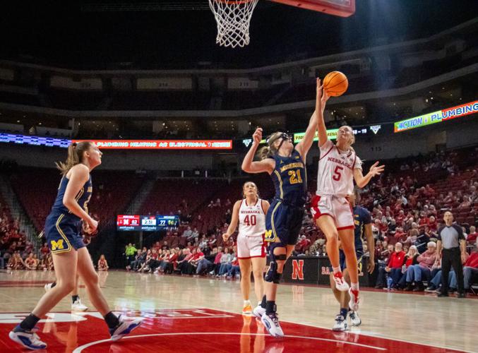 PHOTO: Huskers fall to Michigan but celebration of women in sports ...