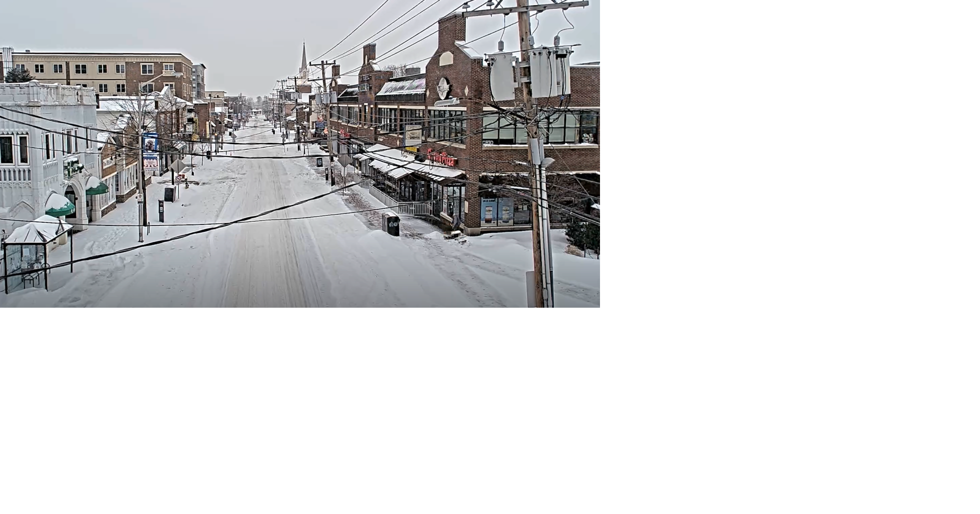 6 inches of snow has fallen in Newark; driving restrictions in place