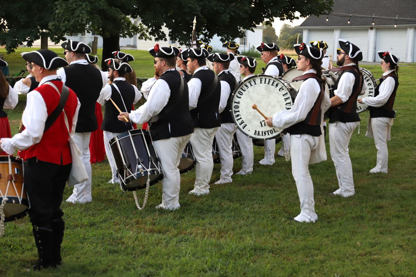 Colonial fife and drum corps perform at Cooch’s Bridge Battlefield