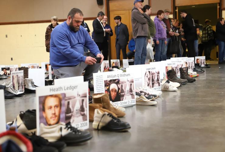 With rows of empty shoes, Newark nonprofit illustrates the toll of ...
