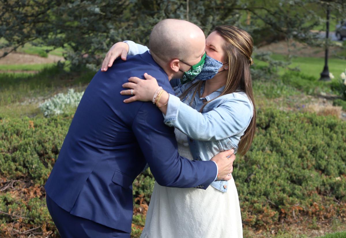 A Socially Distanced I Do After Coronavirus Upends Wedding