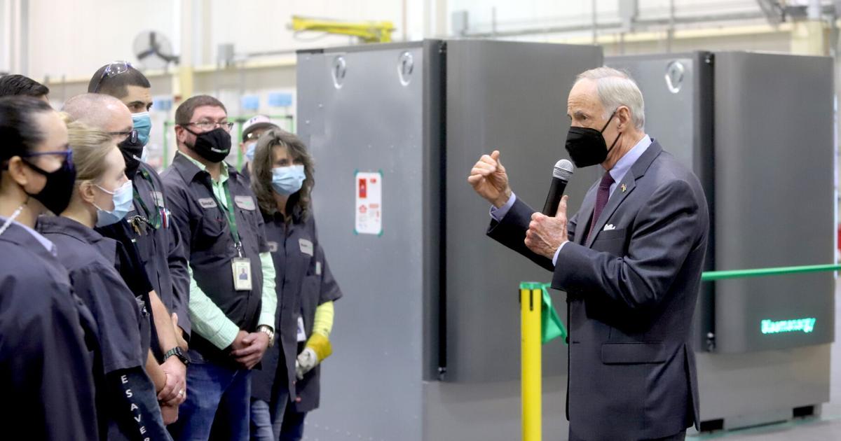Bloom Part Manafacturing Bloom Energy opens new manufacturing line to produce electrolyzers ...
