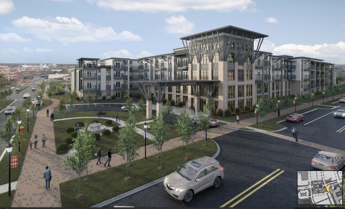 College Square redevelopment plan calls for apartments, retail space
