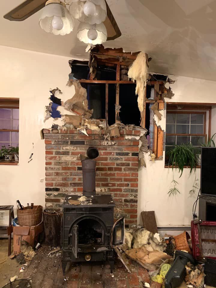 Chimney fire damages Lumbrook home News