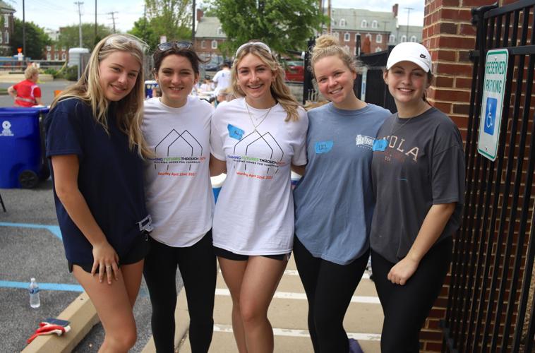 Building community 150 volunteers take part in Habitat for Humanity