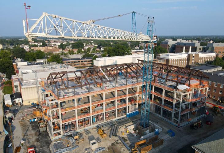 Topping off ceremony celebrates progress on UD's Building X | News ...