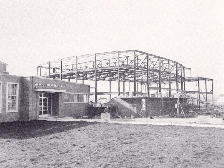 Out of the Attic: Newark High School Auditorium Construction - 1958 ...