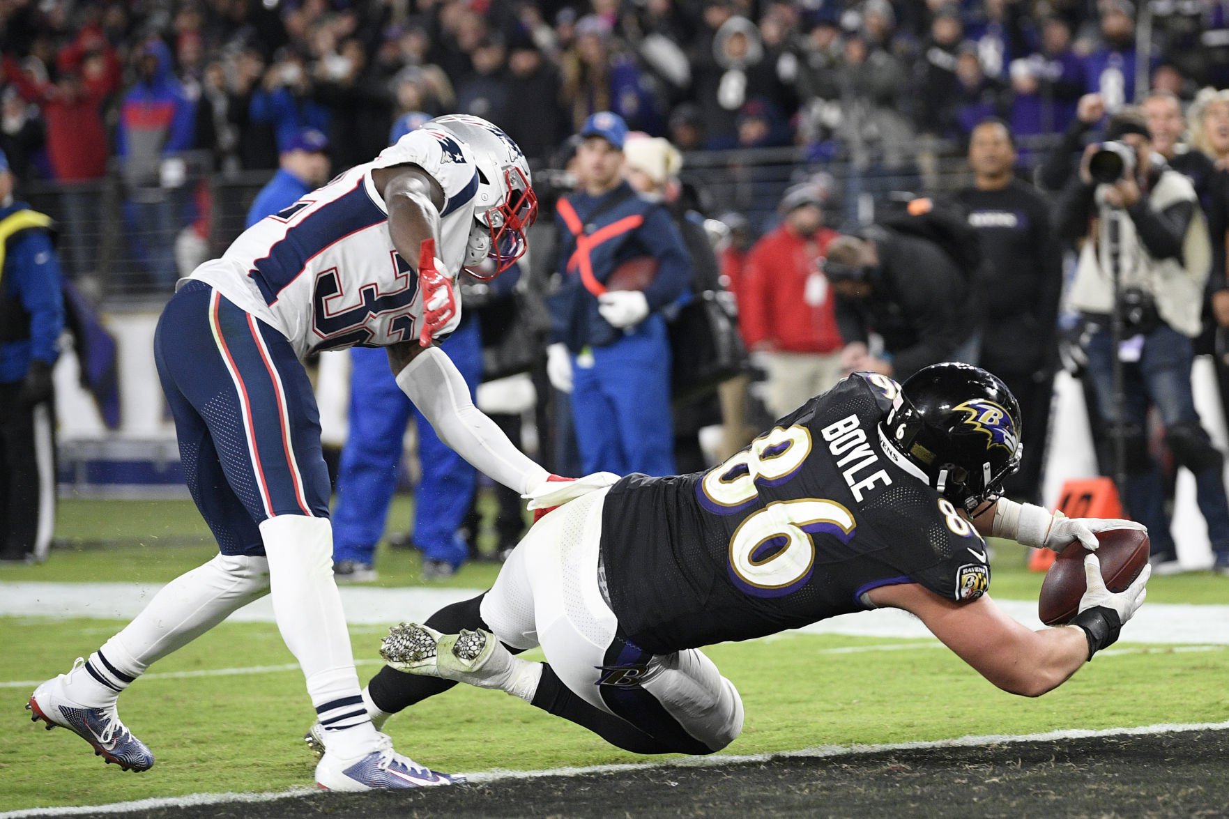 UD alum Nick Boyle scores first NFL touchdown | Sports ...
