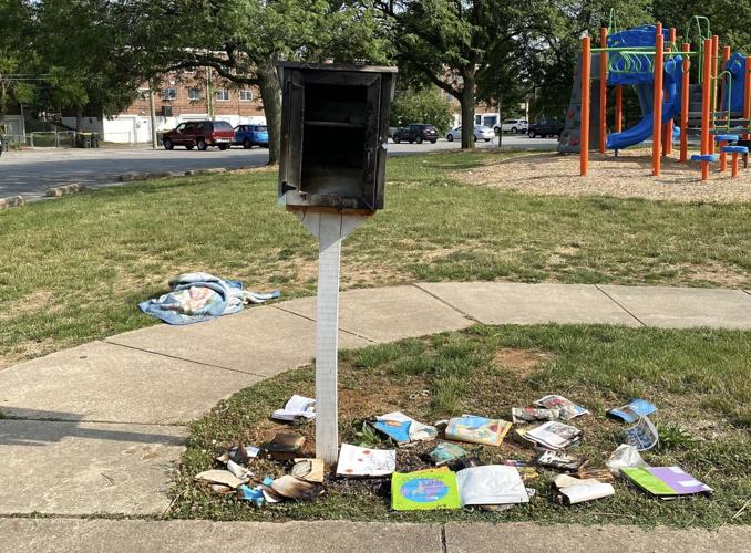 Open Library Fire Newark community steps up to help after Little Free Library is set on ...