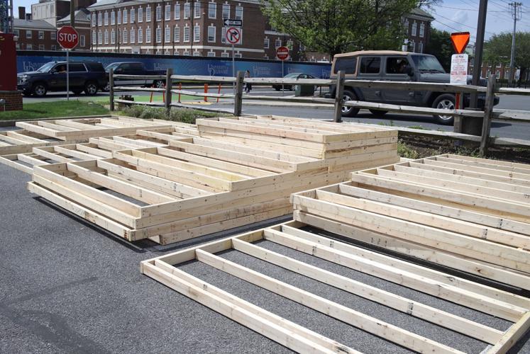 Building community 150 volunteers take part in Habitat for Humanity