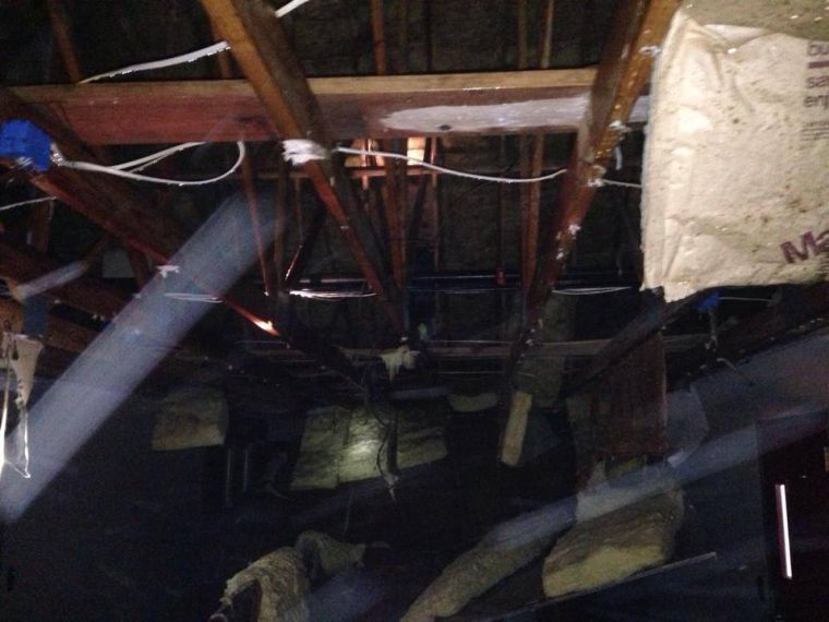 Ceiling collapse displaces apartment residents News