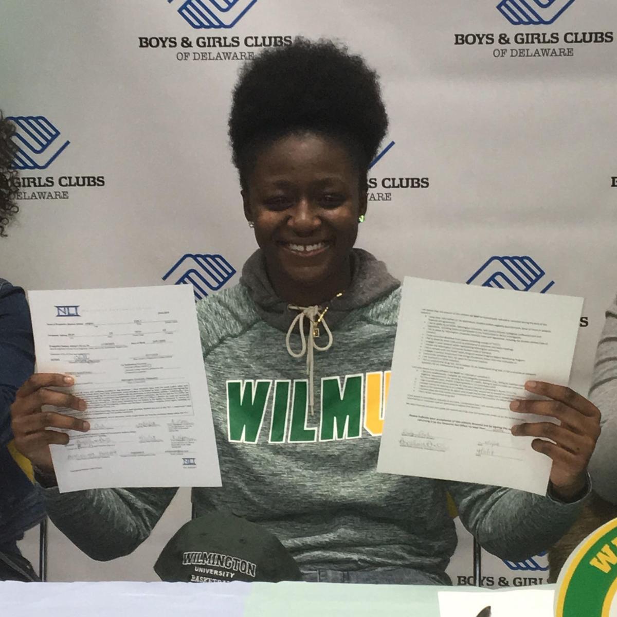 Newark Charter S Emily Ansah Signs To Play Basketball At