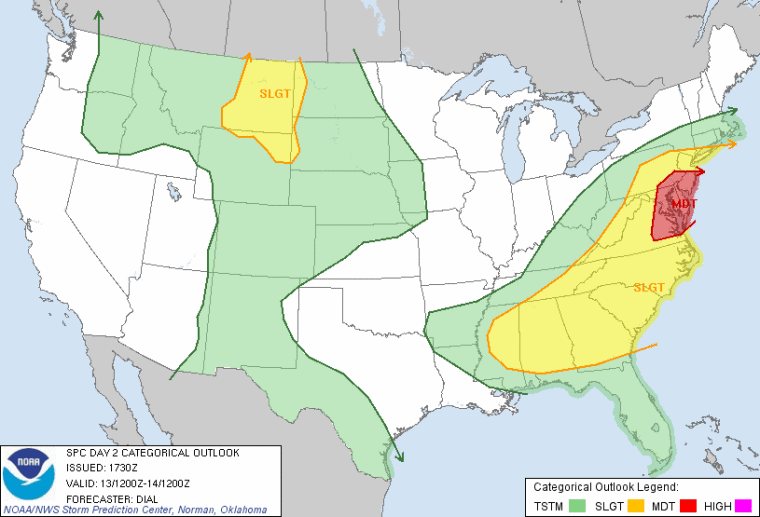 Severe weather expected in the Newark area Thursday ...