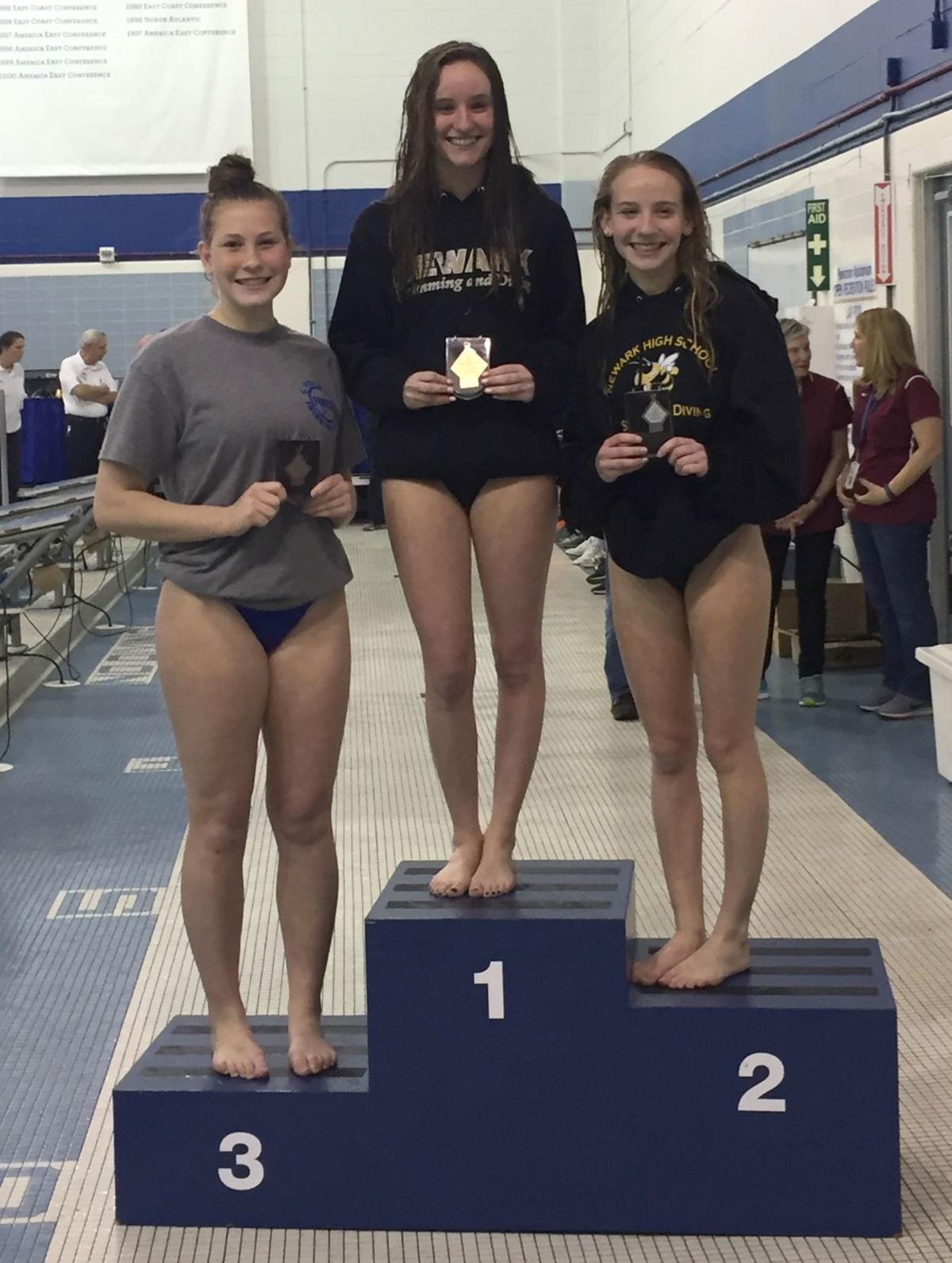 Newark Charter girls swim to team state championship; Newark High divers win title High School