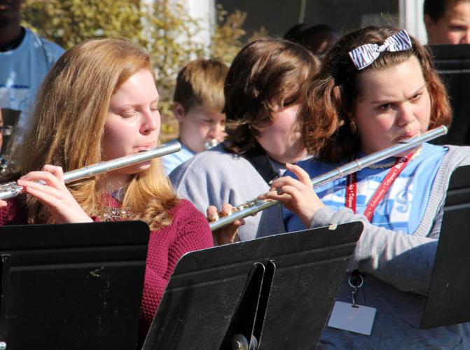 Kirk Middle School honors veterans with flagpole dedication News