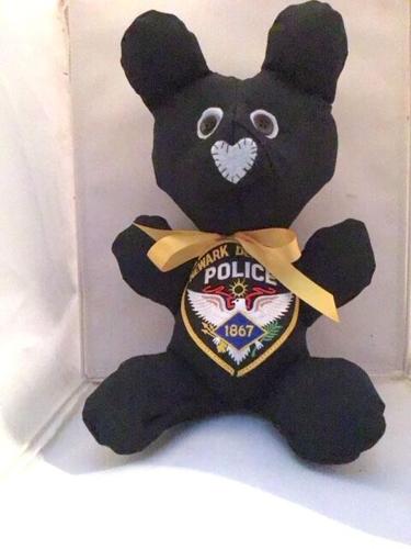 Volunteer recycles old Newark Police uniforms into teddy bears to ...