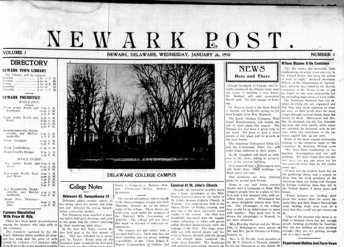 Newark Post archives now part of Library of Congress database News