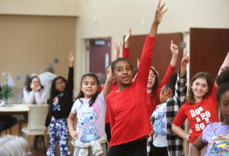 West Park Place Elementary choir students spread holiday joy with