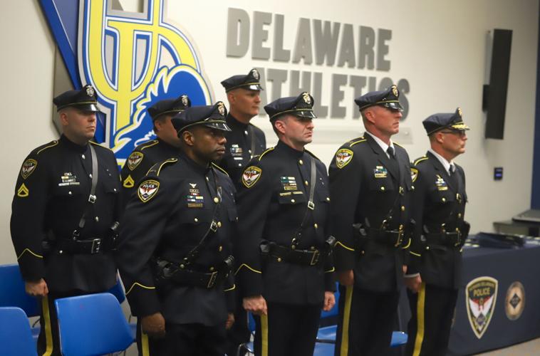 Farrall sworn in as chief of the Newark Police Department | News ...