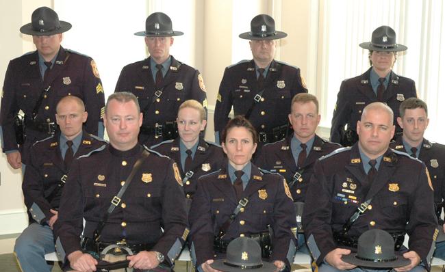 Several Delaware State Police officers rise to new ranks Newark