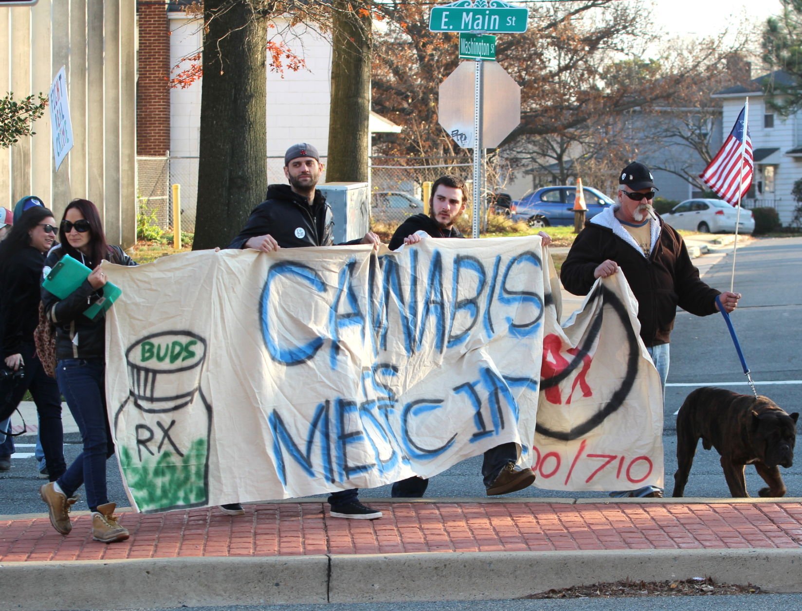 Pot Legalization Advocates March Down Main Street | News ...