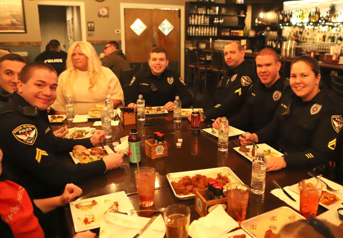 At Grain First Responders Find A Meal And Christmas Eve Camaraderie