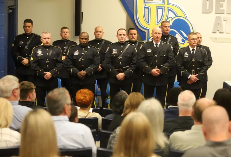 Farrall sworn in as chief of the Newark Police Department | News ...