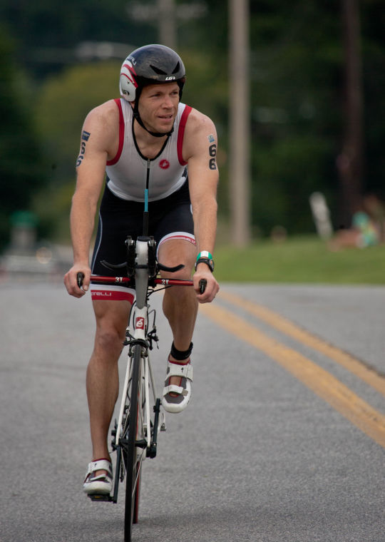 Triathletes take swim in Newark Reservoir | News | newarkpostonline.com