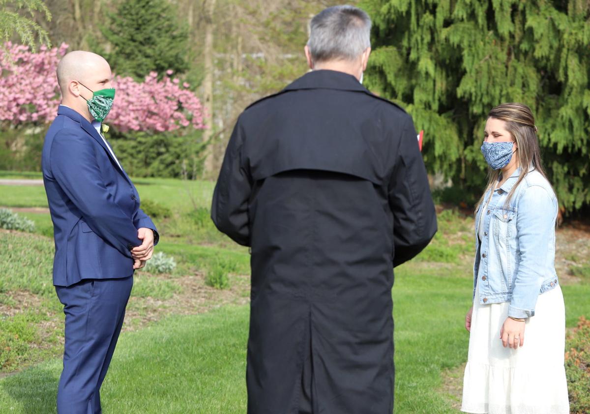 A Socially Distanced I Do After Coronavirus Upends Wedding
