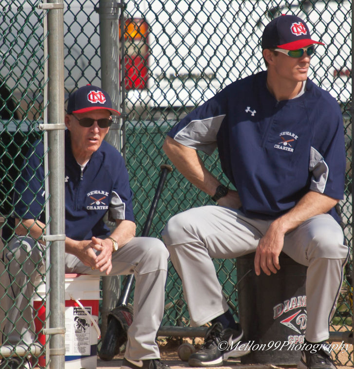 Former bigleaguer coaching Newark Charter baseball team High School