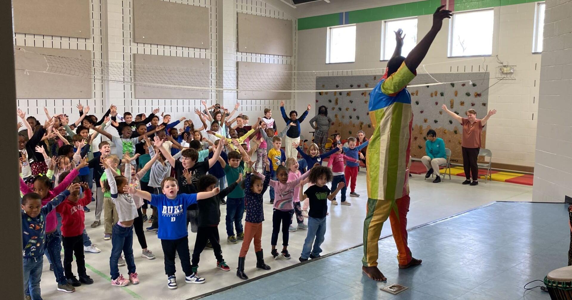 ‘The world is movement’: West African dance comes to Jones County schools
