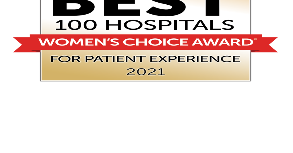 CarolinaEast receives the 2021 Women’s Choice Award as one of the 100