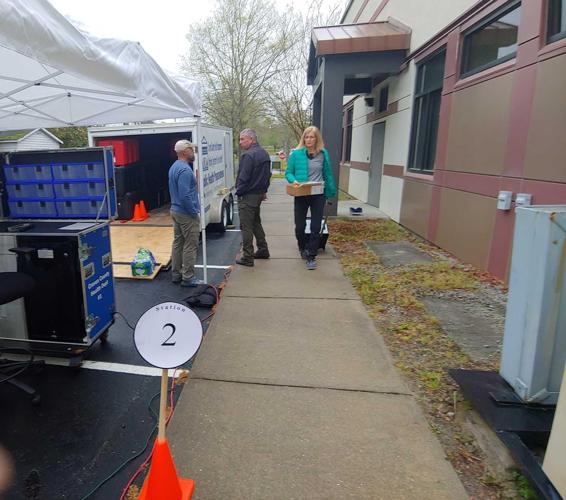 Photos Driveup COVID19 testing continues Local News