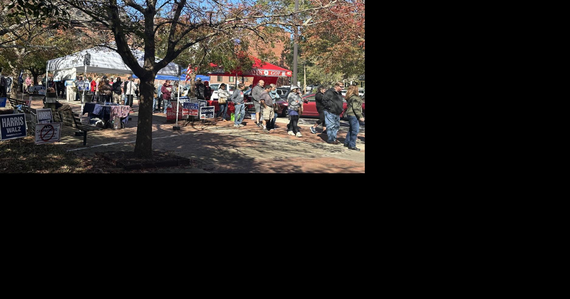 Craven voters wait in line to cast early ballots News