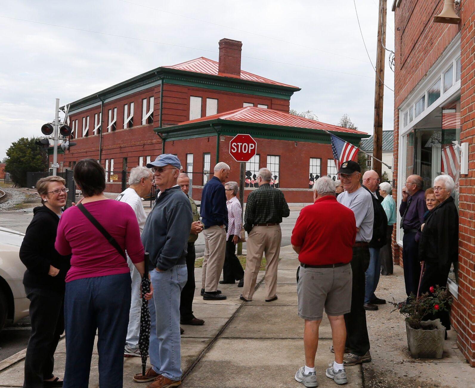 Supporters tour historic train station Local News