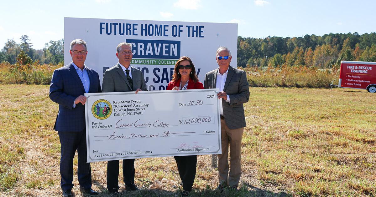 Craven Community College to use $12 million and 30 acres of land for first responder training in ENC | News | newbernsj.com Craven Community College to use $12 million and 30 acres of land for first responder training in ENC | News | newbernsj.com