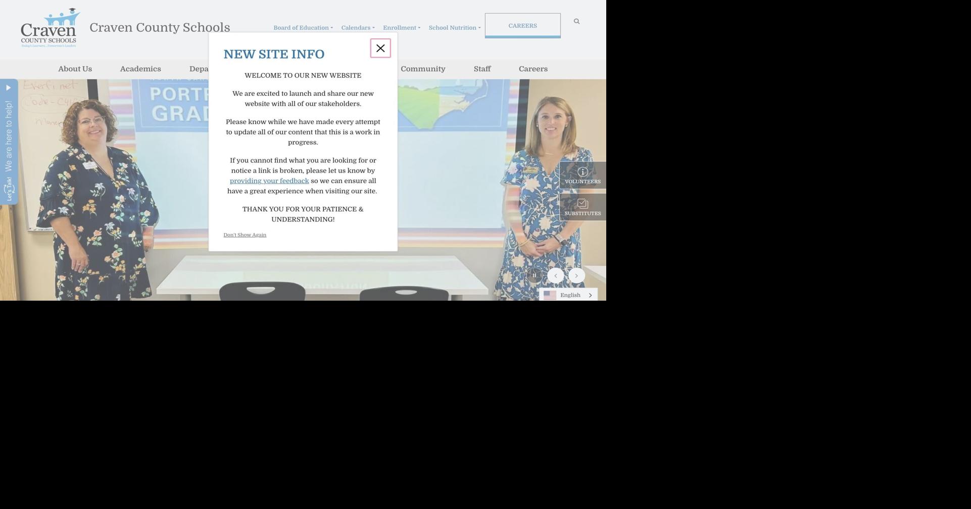 Craven County School rolls out new websites, plans to launch a new