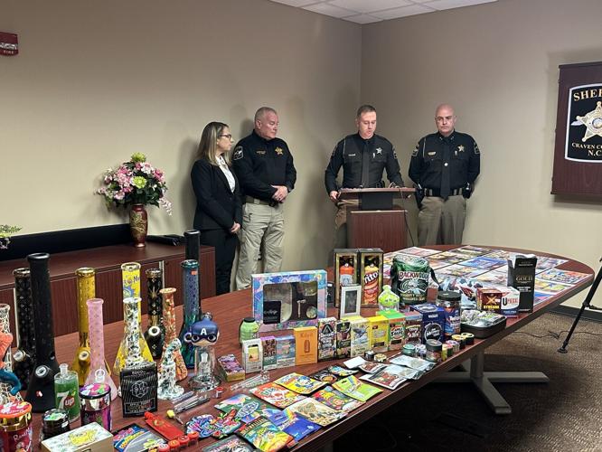 Craven County Sheriff's Office seizes various illegal products