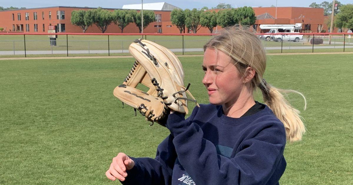 New Bern's Anna Champey tops 400 strikeouts