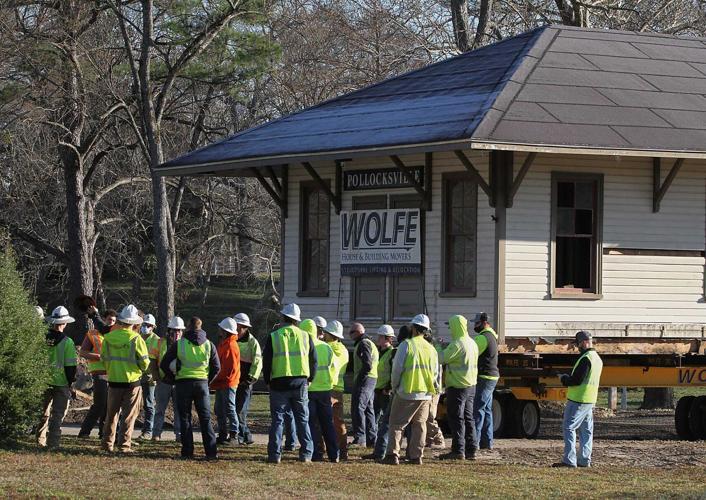 PHOTOS Pollocksville Town Hall and Depot Move on Main Street Local