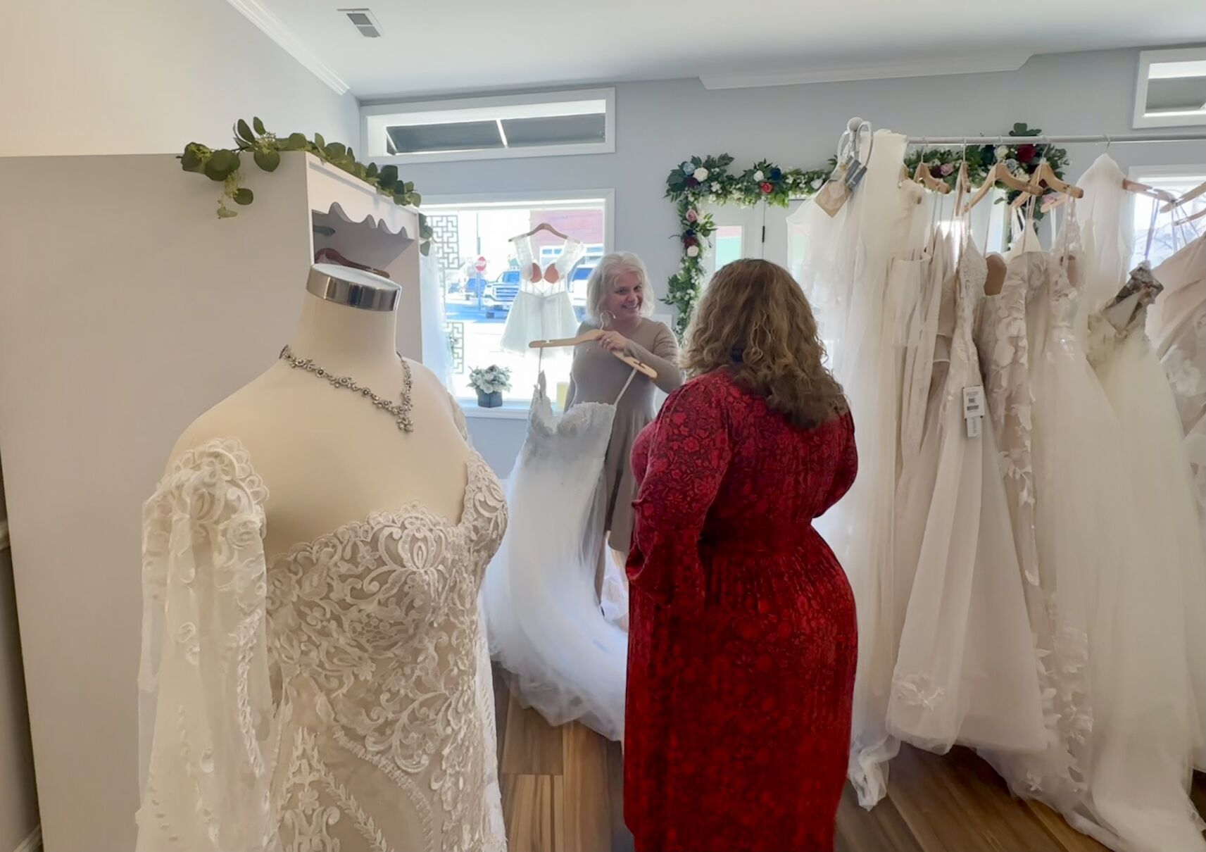 Bridal shop store downtown